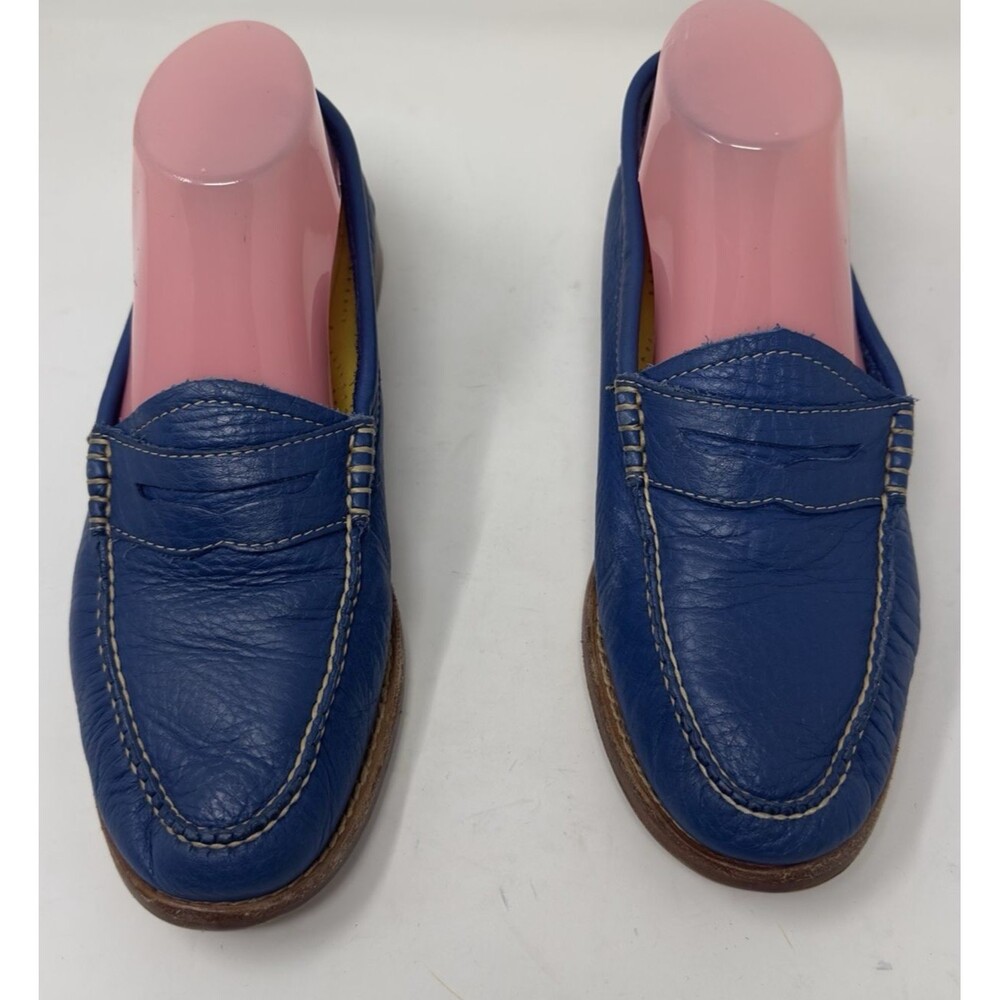 G.H. Bass & Co. Weejuns Leather Penny Loafers Blue Women’s Size  8.5 EUC